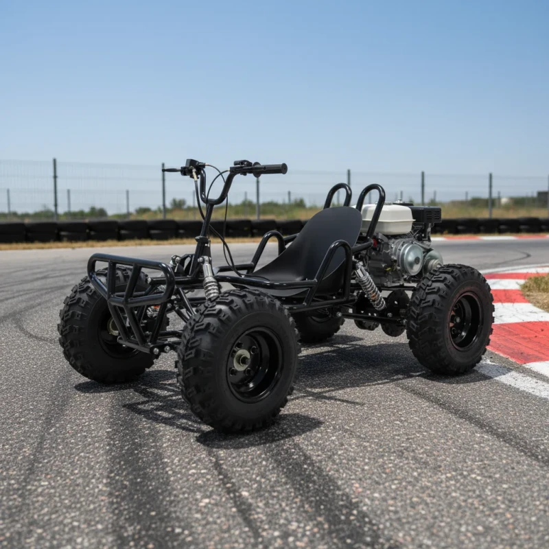 Customized 208cc Off Road Go Kart Racing with 8 10 Inch Tires Terrain Gas Pedal Go Kart Adult Outdoor Affordable Luxury Sports