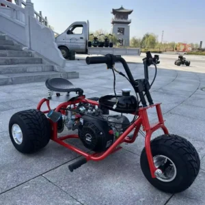 Customized China 212cc Four-Stroke Fuel Off-Road Gas Powered Adult Fast Motorized Mini Trike in Stock for Sale