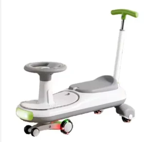 Customized Electric Swing Kids Toy Outdoor Plastic Ride on Swing Car with Pedal and Wheel for Baby and Children
