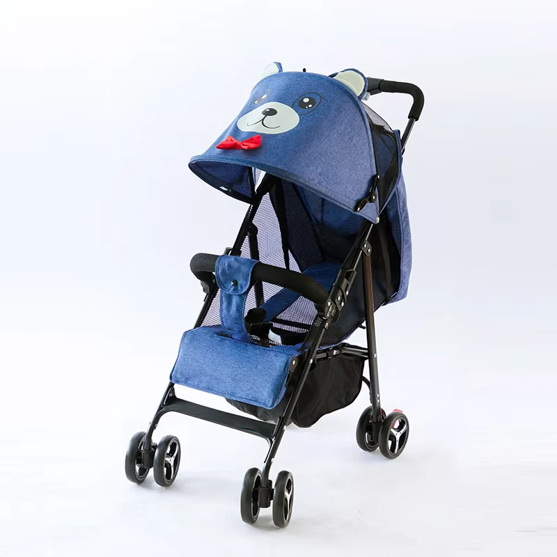 Customized Fashionable Metal Pram Stroller with Adjustable Wheels Foldable for Maternity and Multiple Age Ranges Spring Summer