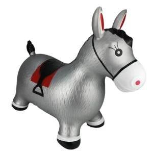 Customized Inflatable Ride-on Rubber Bouncing Animal Toy for Kids