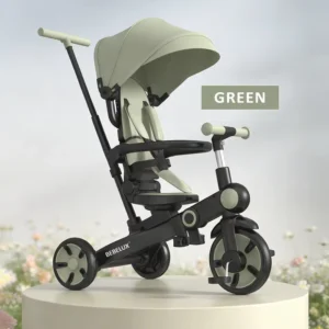 Customized Kids’ Tricycles Custom 9 in 1 Foldable Kids Baby Tricycle No Tools Assembly Kids Balance Bicycle