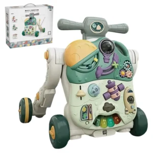 Customized Musical Light-Up Baby Walker Interactive Toddler Push Toy Engaging First Steps Toy for Infants