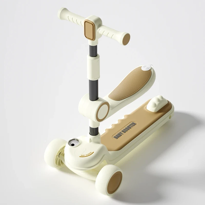 Customized New Fashion Dual Gameplay Three-in-One Scooter for 1-12 Years for Riding Sliding
