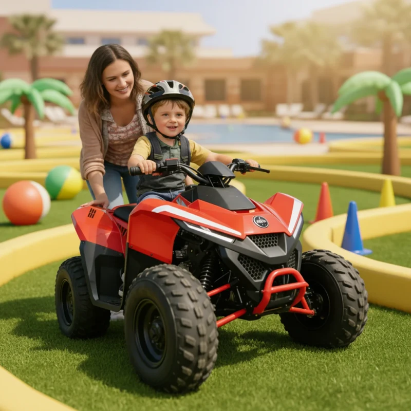 Customized Quad Bike Car 120cc Gasl 4 Stroke Chain Drive Off Road Electric Go Kart for Children Adults