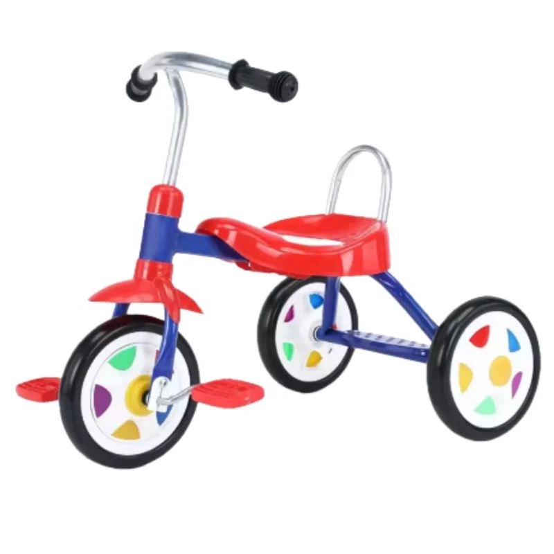 Customized Simple Outdoor Children's Tricycle with Plastic & Metal Wheels for 2-6 Years Old Kids