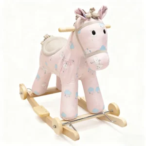 Cute Little Horse Animal Rocking Horse 2 in 1 Children’s Ride On Toy Unisex Style