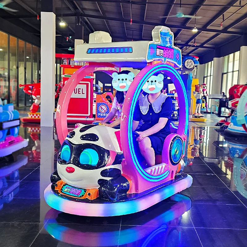Cute Spirit Kid's Bumper Cars Electric Ride On for Park Mall Night Market Safe Playground Facility