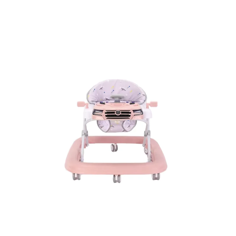 Cute Walker Baby 3 in 1 Multi functional Baby Walker Stroller With Music Lights Cartoon Adjustable Baby Walker