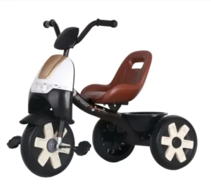 DEWO High Carbon Steel Kids Ride On Tricycle with Safety Features for 2 6 Years Old Cool Design