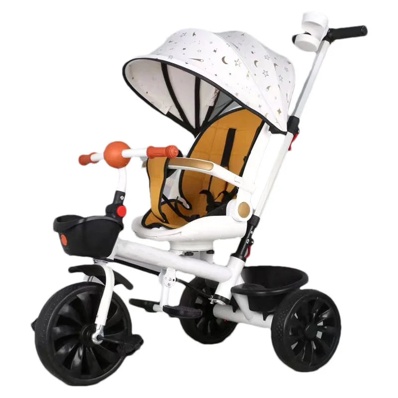 Deluxe 3-Wheel Trike for Kids Metal Toy Tricycle with Handlebar Children's Deluxe Trikes