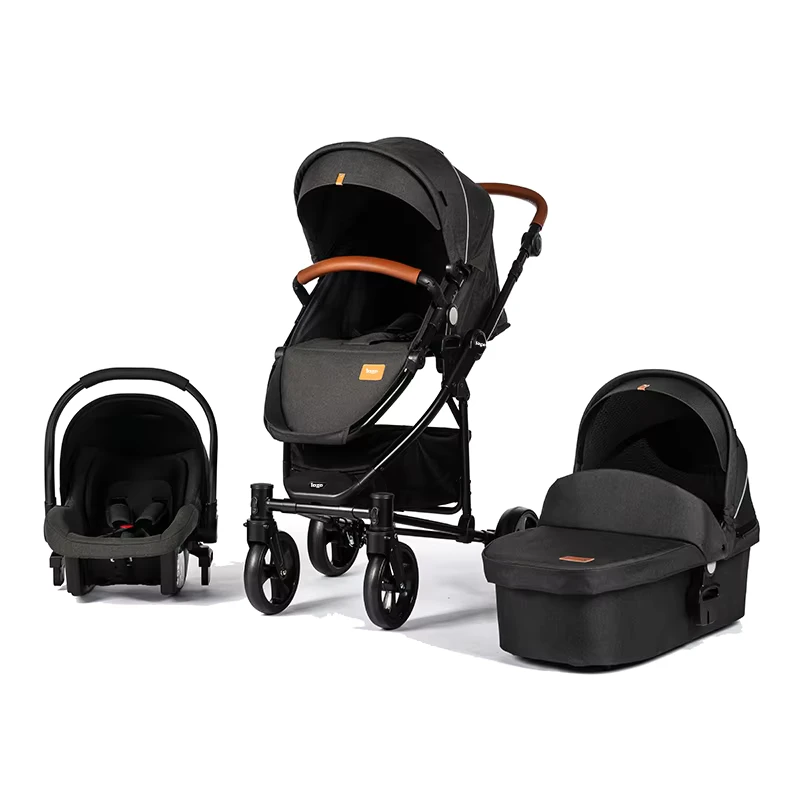 Designer Smart Foldable Vintage ultra Compact Baby Walker Stroller and Car Seat