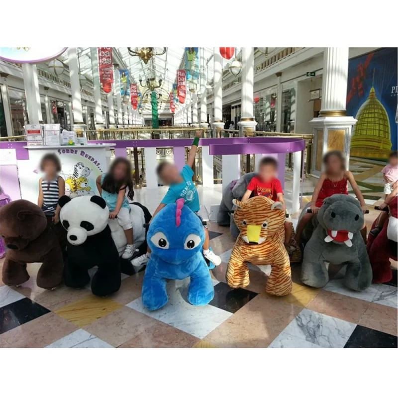 Dinosaur Plush Animal Ride on Electric Scooter Ride on Animal Toys Animal Robot Electric Toy Car Unisex 114*61*84 Cm