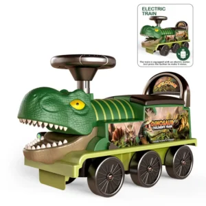 Dinosaur Slide Ride on Car Dinosaur Ride on Toy Outdoor Interactive Car for Child
