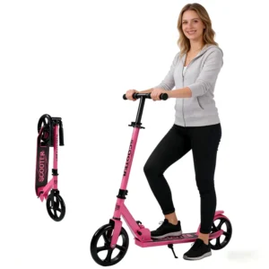 Direct Factort Kick Scooters 2 Big Wheels Portable Folding Lightweight Foot Scooter for Adult Kids