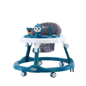 Direct Factory Sale Multifunctional Durable Plastic Baby Walker with Light & Music Toy for 6-18 Months Old Babies