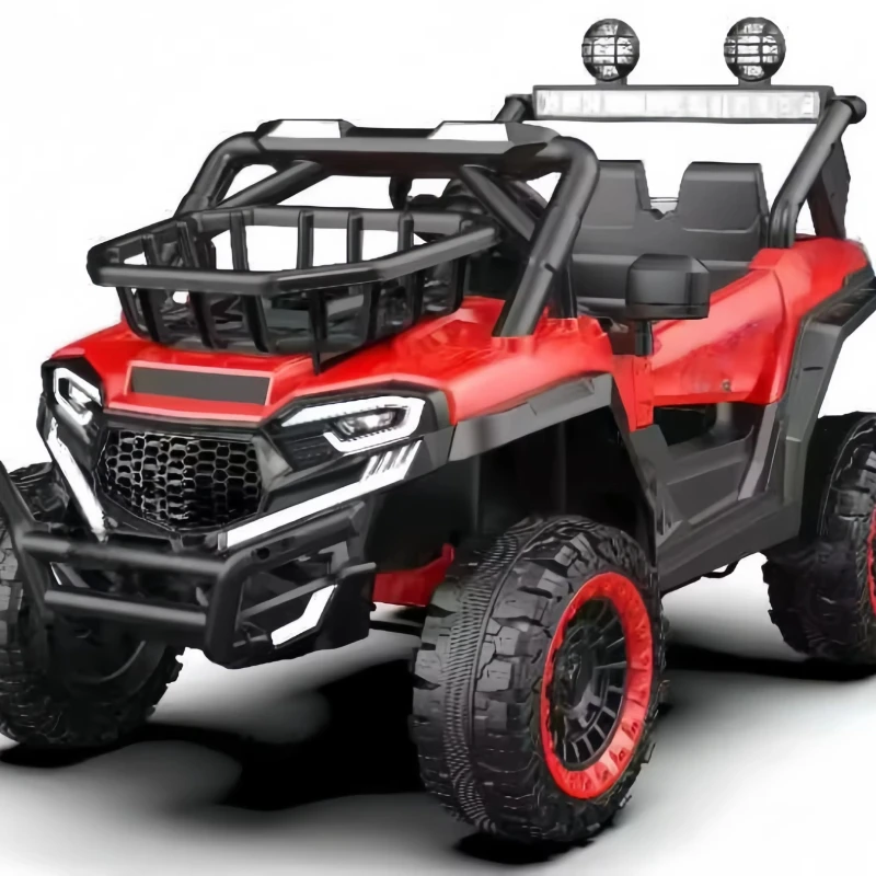 Direct Sale Kids Electric Ride-On Toy Rechargeable Remote Control Vehicle for Children 12+ Years LED Light Plastic Material