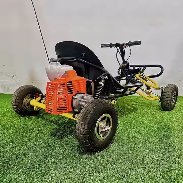 Disc Brake Go Karts Outdoor Racing Air cooled 4 Stroke Buggy Mini Pull Starting Grassland Petrol Go kart