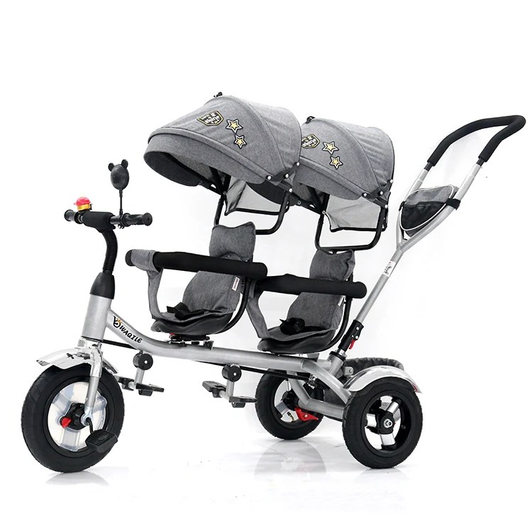 Double Stroller for Infant and Toddler Lightweight Tandem Baby Stroller Extra-Large Storage Basket Age 1-7 Years Old Kids