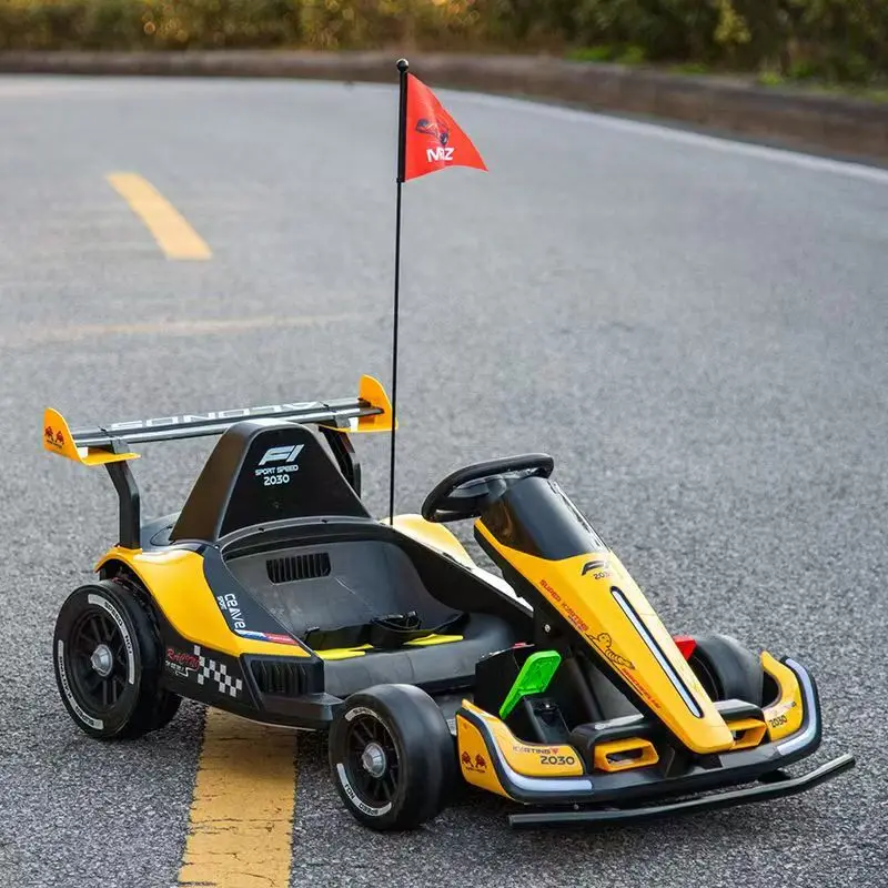 Drift Car 24V Electric Kart Pedal Remote Control Go Kart Plastic Battery Powered Outdoor Ride On Toy