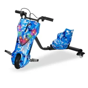 Drift Tail Flick Car Crazy Outdoor Tricycle Electric Balance Car Mini Square Children’s Drift Car Twist Car 120kg Max Load
