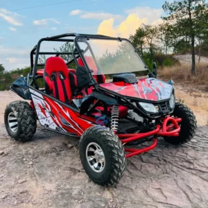 Dune Buggy Off-Road Go Kart Buggy Sand Golf Cart for Adult High Speed Go Kart Kit Scooter for Adults and Kids Club Jeep