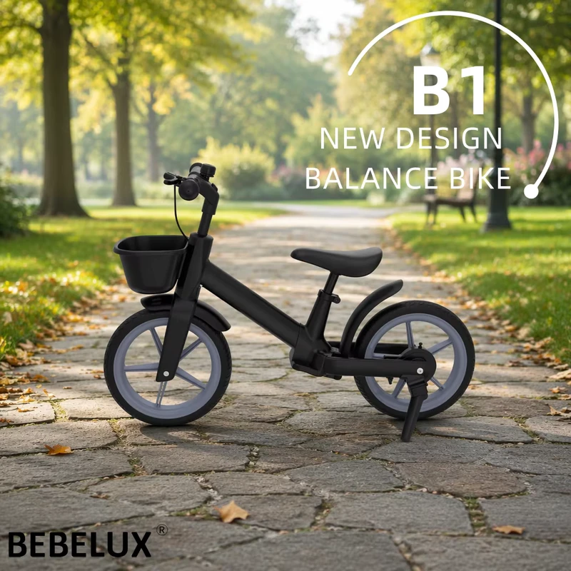 Durable 12-Inch Kids Balance Bike with Adjustable Saddle and Maintenance-Free PU Wheels Built for Outdoor Adventures OEM ODM