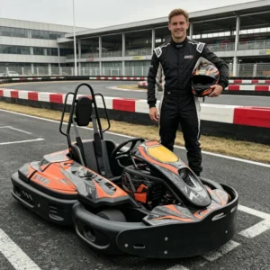 Durable 3KW Single Seater Adult Electric Go Kart High Performance Electric Racing Kart for Amusement Park