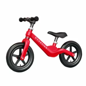 Durable Kids Balance Bike with Nylon & Alloy Frame PU Leather Saddle Scratch resistant No Pedal for 2 6y Children Running