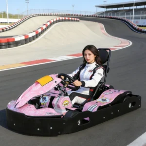 Durable Teen Safe Go Kart with Speed Control GX200 Gasoline Engine Commercial Karts for Family Fun Center Resort Park