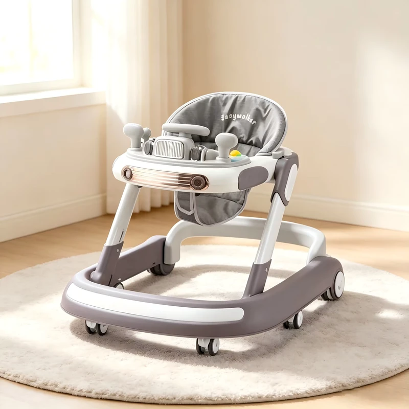 EN Certification Multifunctional Baby Walker to Teach Walking Baby Walker Sit to Stand Learning Walker for Bebes Babies