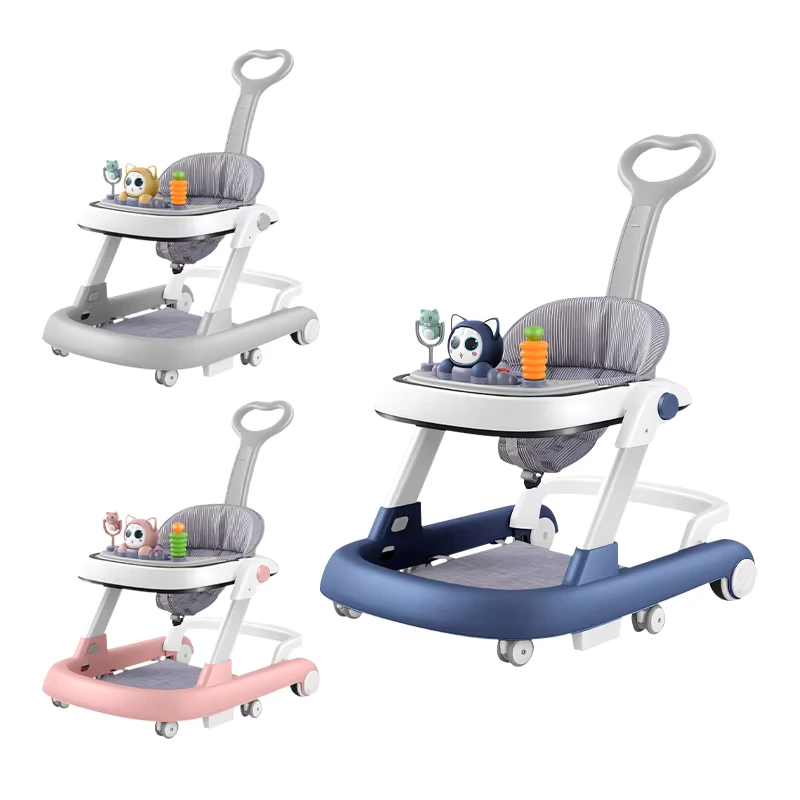 EN71 Certificate Safety Lovely Baby Chair Baby Walker Manufacture Sit to Stand Learning Walker Kids with Wheels for Toddler