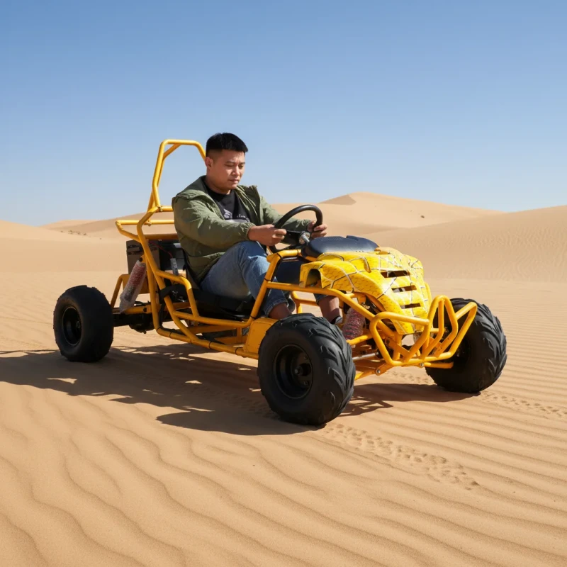 EPA EEC Certified Electric Go Kart Off Road 4WD with 48V Battery 500-800W Power