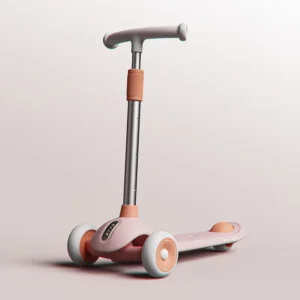 EU Approved Kids Scooter with Colorful Lights and Music Durable Deck and Wheels 3-10 Years Outdoor Use Kids Foot Scooter