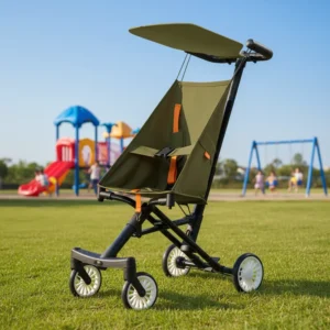 Easy Fold Lightweight Stroller for 6-36 Months Baby Aluminum Tube Baby Pushchair for Outdoor