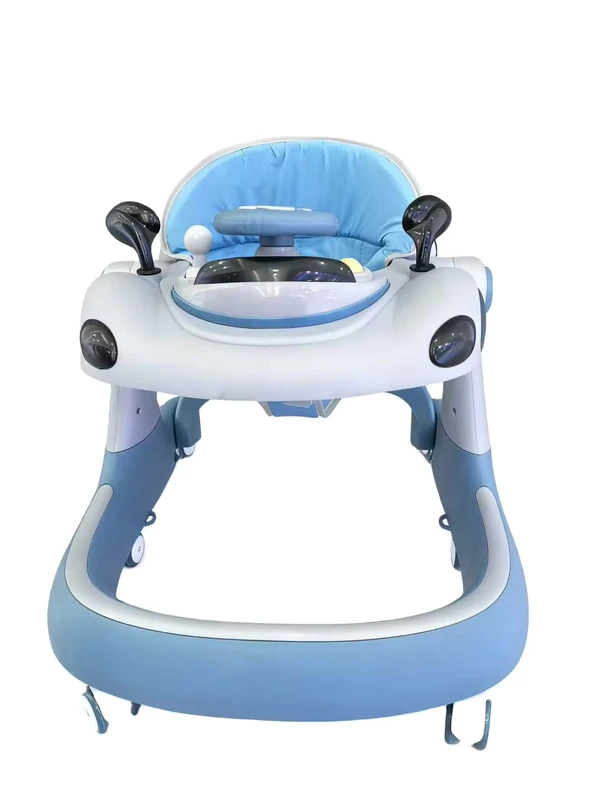 Easy Folding Baby Walker Sit To Stand Learning Walker Kids Multi functional Baby Push Walker