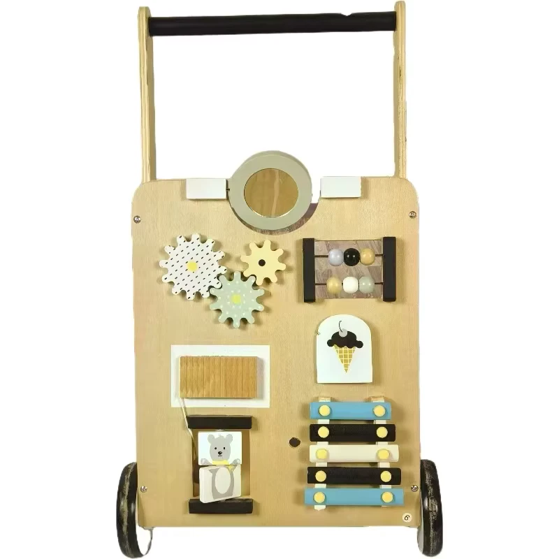 Education Wooden Baby Activity Walker Bunny Toddler