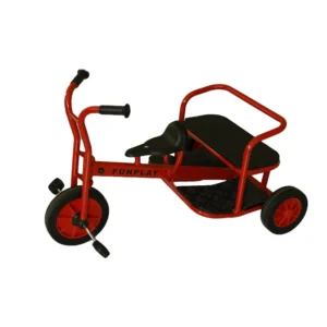 Educational Animal Nature Heavy Duty Double Tricycle Kids Galvanized Steel Rubber Frame Pedal Ride On Bike