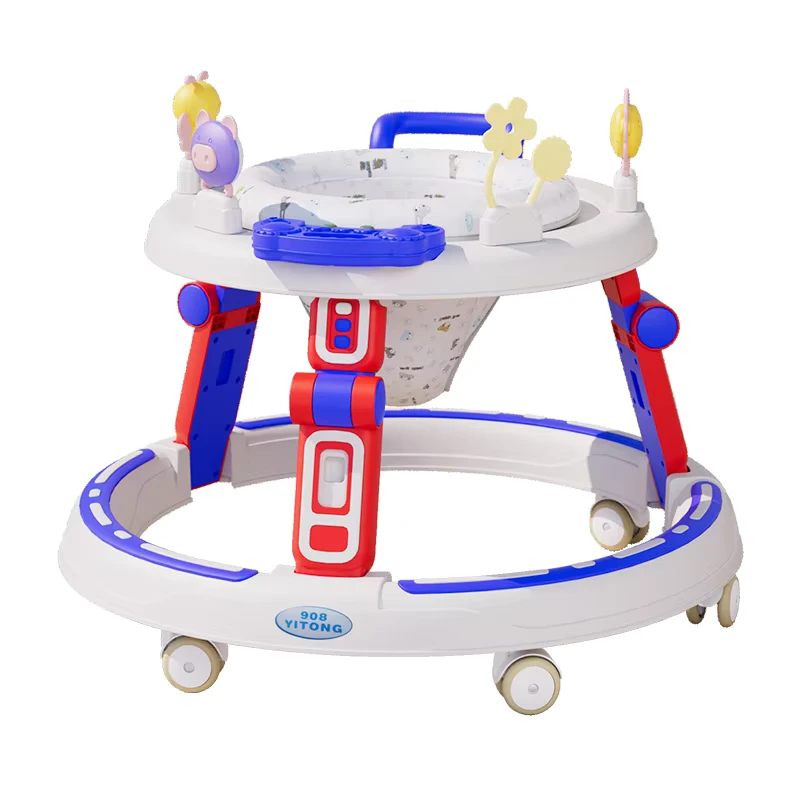 Educational Interactive Baby Walker Toys Music Sit to Stand Learning Walker Kids With Wheel