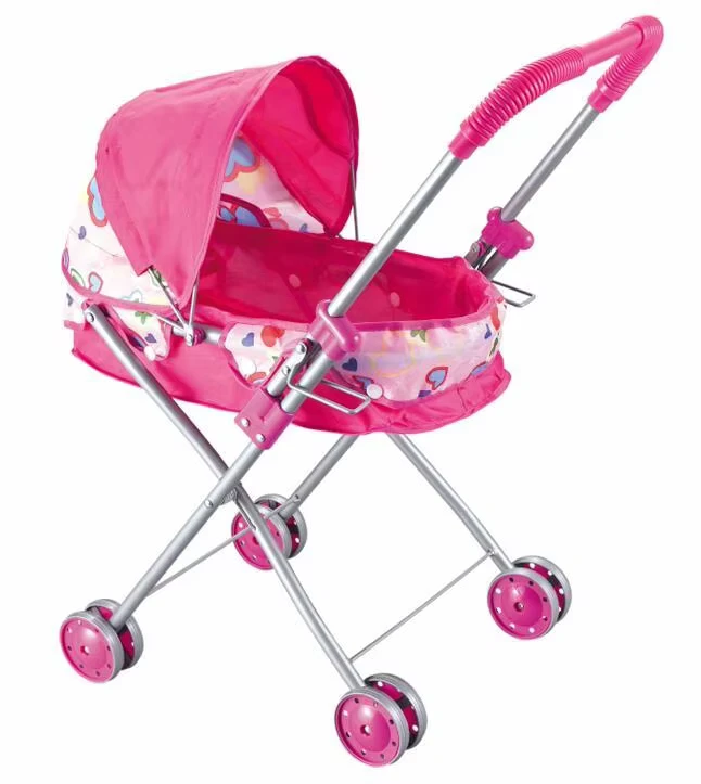 Educational Pretend Play House Toys Foldable Portable Car Shape Baby Girl Stroller 20KG Load Capacity 0-3 Years