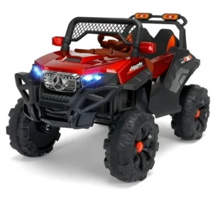 Electric 4 Wheel Plastic Ride On Music Enabled UTV Off Road Vehicle Battery Powered