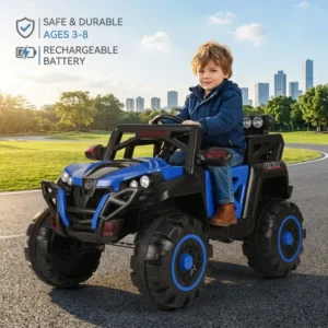 Electric Battery Powered Kids Ride on Car with Remote Control Unisex Toy for Kids to Drive