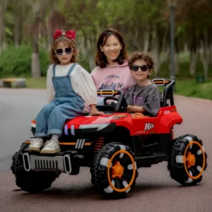 Electric Car for Children with 2.4G Remote Control12V Battery MP3 Input Working Headlights for Safe Night Riding
