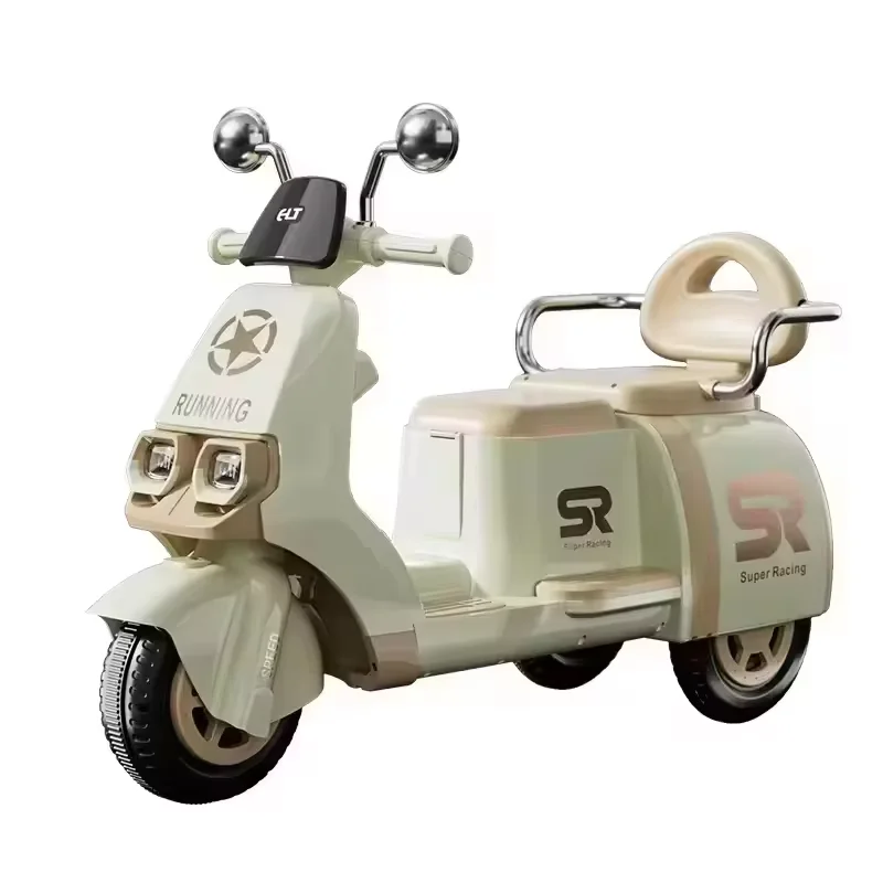Electric Children's Ride On Car ABS Plastic Battery Powered Three Wheel for Ages 0-13 Years Unisex
