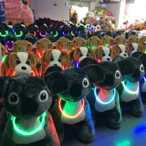 Electric Children’s Ride On Toy Plush Amusement Park Scooter Sale on Animal Electric Car