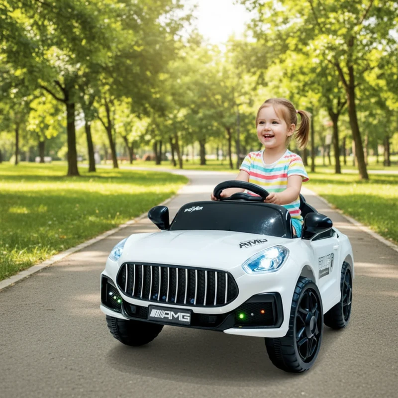 Electric Children's Riding Car Toy with 6V Battery Remote Control Four Wheel Sports Car for Ages 2 to 4 Years