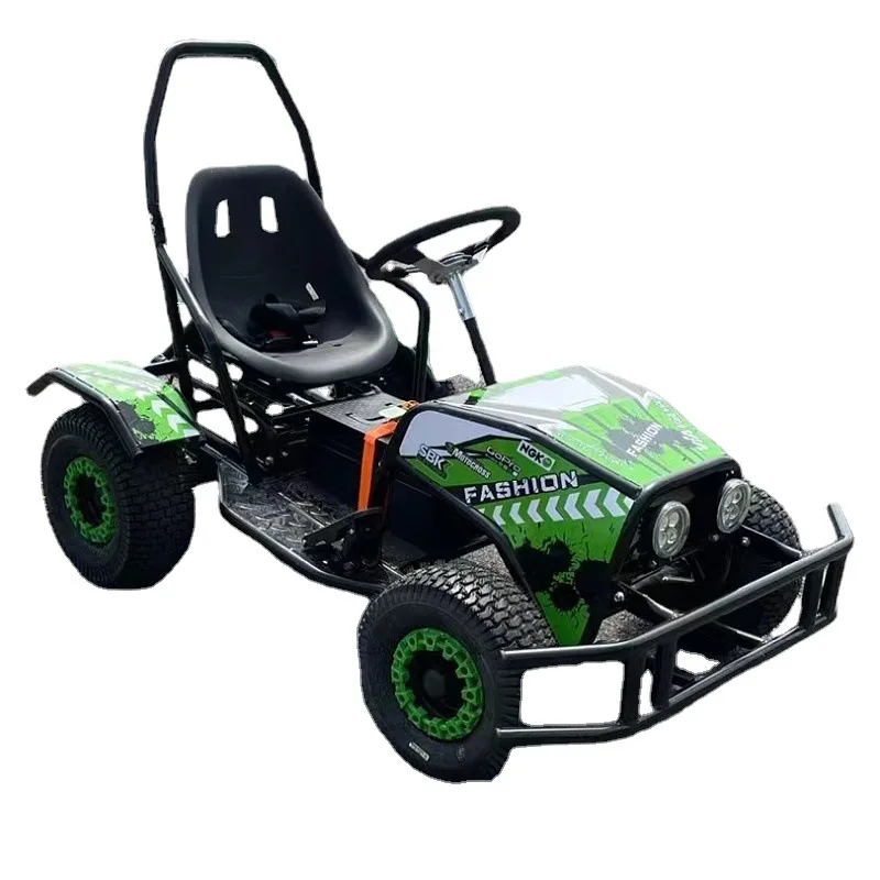 Electric Children's Tractor Go Kart Off road Mini ATV Bike Battery Powered Go Kart Car Metal Amusement Park Racing Atv Car