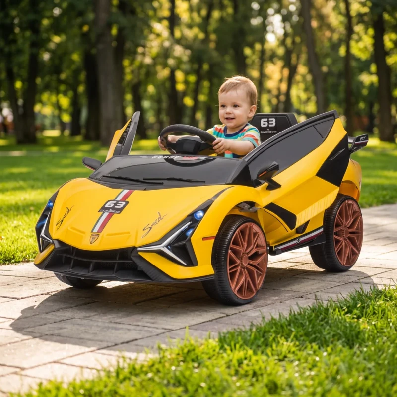 Electric Classic Cars Ride On Toy Big Kids Plastic Battery Powered Toy Car for Children 2 4 Years Old