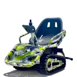 Electric Crawler Small Tank Square Children’s & Adult Parent Child Beach Amusement Electric Go Kart 70x50x64cm New Model