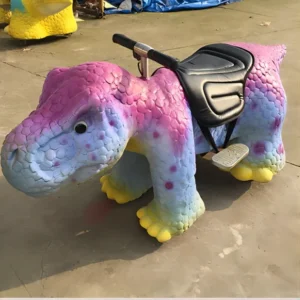 Electric Dinosaurs or Animals for Kids and Adults to Ride on Amusement Park Facilities